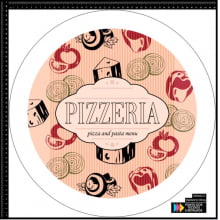 Tecido Localizado Para Sousplat - Estampa Pizzeria